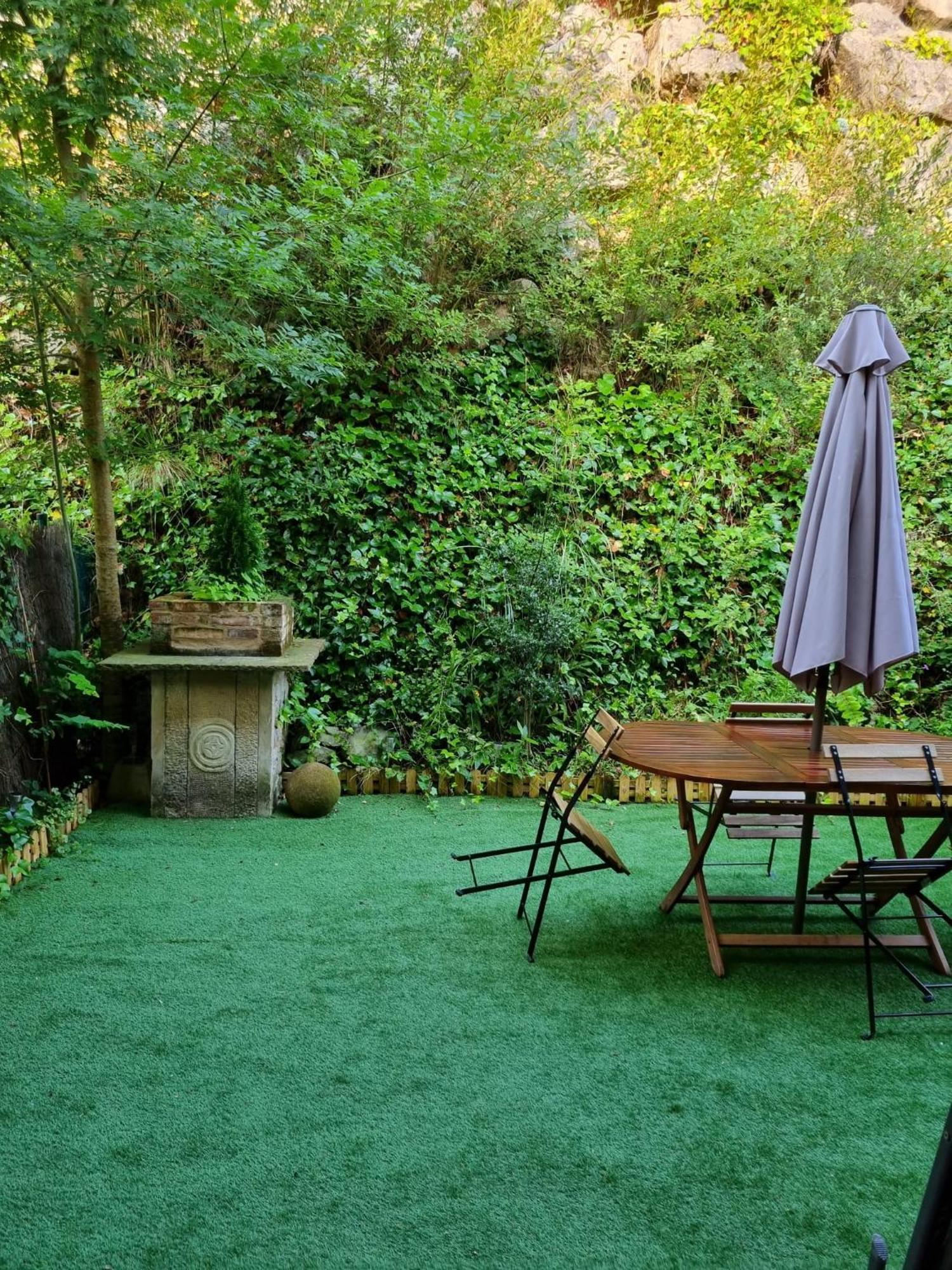 Casa De Claudia Comillas- Jardin Privado - A 10 Metros Del Capricho De Gaudi Kültér fotó